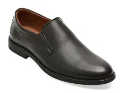 Pantofi eleganti BITE THE BULLET negri, Q432, din piele naturala imagine