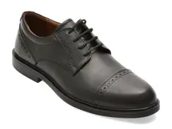 Pantofi eleganti BITE THE BULLET negri, RM115, din piele naturala imagine