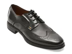 Pantofi eleganti BITE THE BULLET negri, RM122, din piele naturala imagine