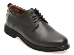 Pantofi eleganti BITE THE BULLET negri, RZ004, din piele naturala imagine