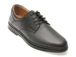 Pantofi eleganti BITE THE BULLET negri, SH303, din piele naturala imagine