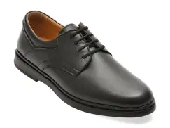 Pantofi eleganti BITE THE BULLET negri, SH326, din piele naturala imagine