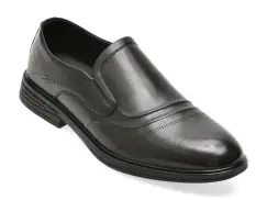 Pantofi eleganti BITE THE BULLET negri, T86191, din piele naturala imagine