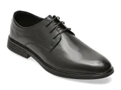 Pantofi eleganti BITE THE BULLET negri, T86232, din piele naturala imagine
