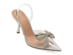 Pantofi eleganti CALL IT SPRING argintii, AERYSS 040, din pvc imagine
