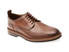 Pantofi eleganti CLARKS maro, ALDWIN LACE, din piele naturala imagine