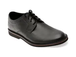 Pantofi eleganti CLARKS negri, ATTICUS LT LACE, din piele naturala imagine
