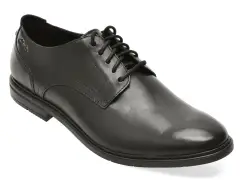 Pantofi eleganti CLARKS negri, BANBDER, din piele naturala imagine