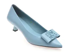 Pantofi eleganti EPICA albastri, H03, din piele naturala imagine