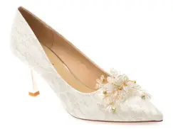 Pantofi eleganti EPICA argintii, 1314178, din piele ecologica imagine