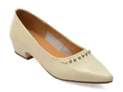 Pantofi eleganti EPICA bej, 1600, din piele naturala lacuita imagine