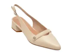 Pantofi eleganti EPICA bej, 22461S, din piele naturala imagine