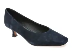 Pantofi eleganti EPICA bleumarin, 3630, din piele intoarsa imagine