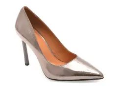 Pantofi eleganti EPICA gri, E19070, din piele naturala imagine