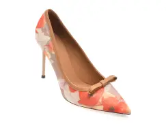 Pantofi eleganti EPICA maro, A2273, din material textil imagine