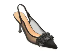 Pantofi eleganti EPICA negri, 310535, din material textil imagine