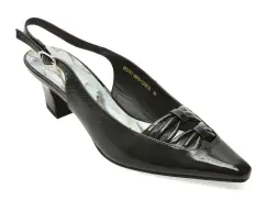 Pantofi eleganti EPICA negri, 3F3761, din piele naturala lacuita imagine