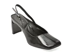 Pantofi eleganti EPICA negri, 4F5395, din piele naturala lacuita imagine