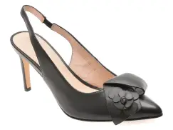 Pantofi eleganti EPICA negri, 4FL29, din piele naturala imagine