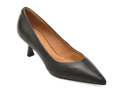 Pantofi eleganti EPICA negri, D05555, din piele naturala imagine