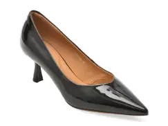 Pantofi eleganti EPICA negri, D05555, din piele naturala lacuita imagine