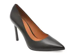 Pantofi eleganti EPICA negri, E19070, din piele naturala imagine