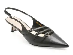 Pantofi eleganti EPICA negri, E268, din piele naturala imagine