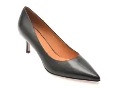 Pantofi eleganti EPICA negri, E76, din piele naturala imagine