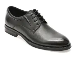 Pantofi eleganti EPICA negri, F15C11, din piele naturala imagine