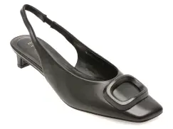 Pantofi eleganti EPICA negri, HF1576, din piele naturala imagine
