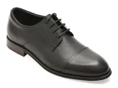 Pantofi eleganti EPICA negri, RT112A, din piele naturala imagine