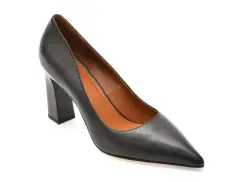 Pantofi eleganti EPICA negri, W1391, din piele naturala imagine