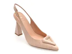 Pantofi eleganti EPICA nude, 1152835, din piele naturala imagine