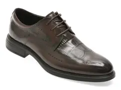 Pantofi eleganti EPICA PREMIUM maro, 95B06, din piele naturala imagine