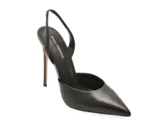 Pantofi eleganti EPICA PREMIUM negri, 2317213, din piele naturala imagine