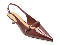 Pantofi eleganti EPICA visinii, 26U2257, din piele ecologica lacuita imagine