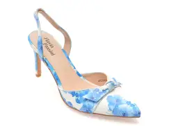 Pantofi eleganti FLAVIA PASSINI albastri, E504, din piele naturala imagine