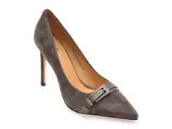 Pantofi eleganti FLAVIA PASSINI gri, 4A212, din piele intoarsa imagine