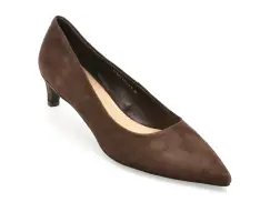 Pantofi eleganti FLAVIA PASSINI maro, 95514, din piele intoarsa imagine