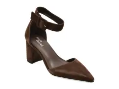 Pantofi eleganti FLAVIA PASSINI maro, A370, din piele intoarsa imagine
