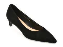 Pantofi eleganti FLAVIA PASSINI negri, 95514, din piele intoarsa imagine