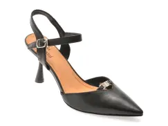 Pantofi eleganti FLAVIA PASSINI negri, A51, din piele naturala imagine