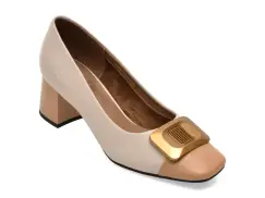 Pantofi eleganti FLAVIA PASSINI roz, 4F3863, din piele naturala imagine