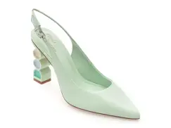 Pantofi eleganti FLAVIA PASSINI verzi, 1484843, din piele naturala imagine