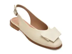 Pantofi eleganti GOLD DEER bej, 420923, din piele naturala imagine