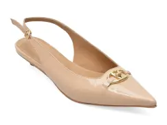 Pantofi eleganti GOLD DEER bej, 432102, din piele naturala lacuita imagine