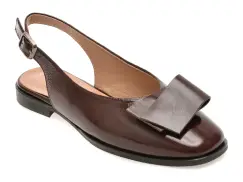 Pantofi eleganti GOLD DEER visinii, 420923, din piele naturala lacuita imagine
