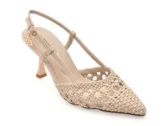 Pantofi eleganti LAURA BIAGIOTTI bej, 8973, din piele ecologica imagine