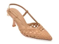 Pantofi eleganti LAURA BIAGIOTTI bej, 8973, din piele ecologica imagine