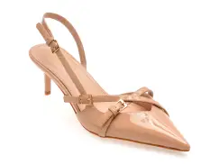 Pantofi eleganti LAURA BIAGIOTTI gri, 8965, din piele ecologica imagine